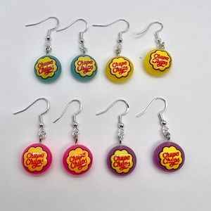 Chupa Chups Earrings - Candy Earrings - Halloween Candy Earrings - Costume Earri